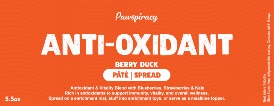 Anti-Oxidant Duck (Frozen Pate)