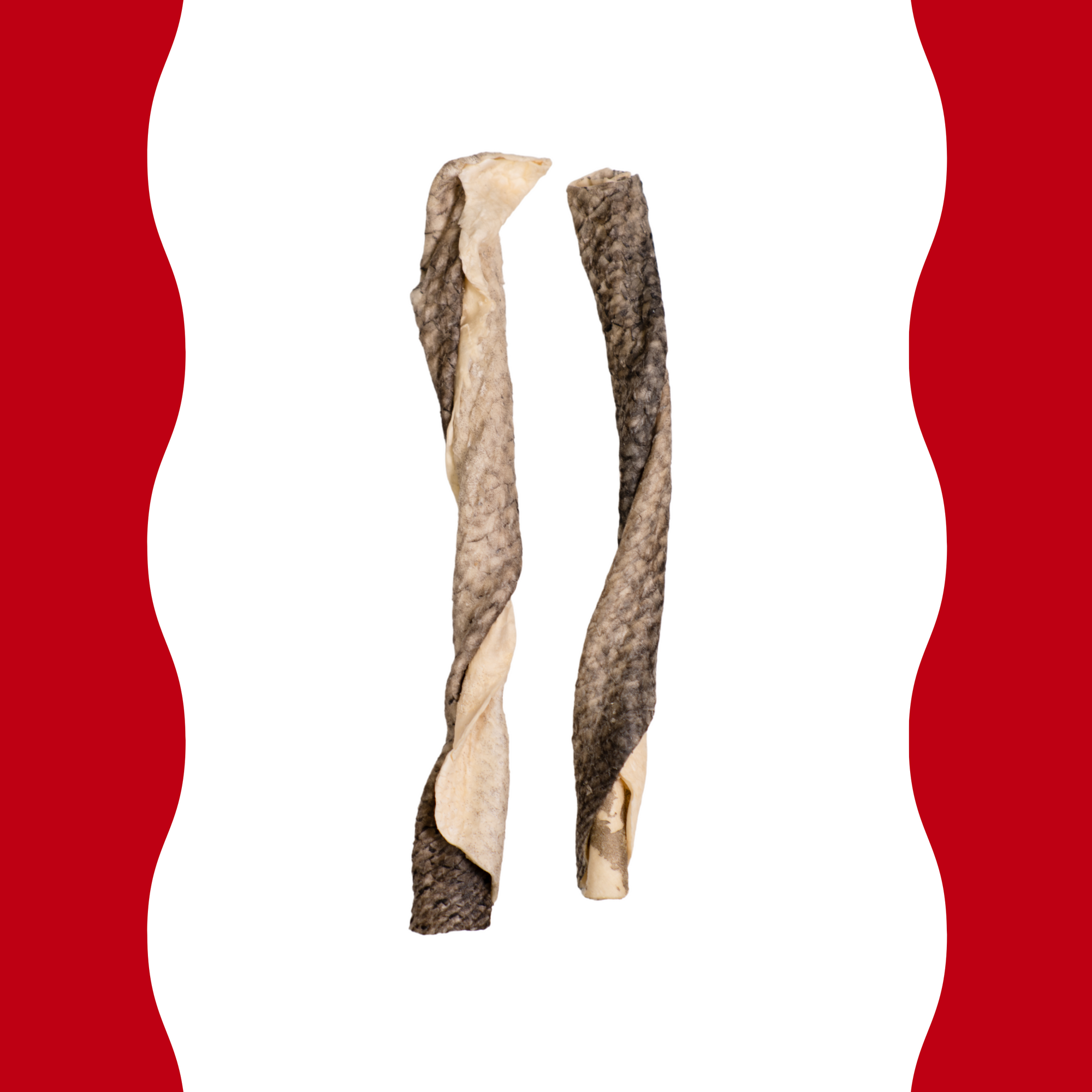 Salmon Skin Twists