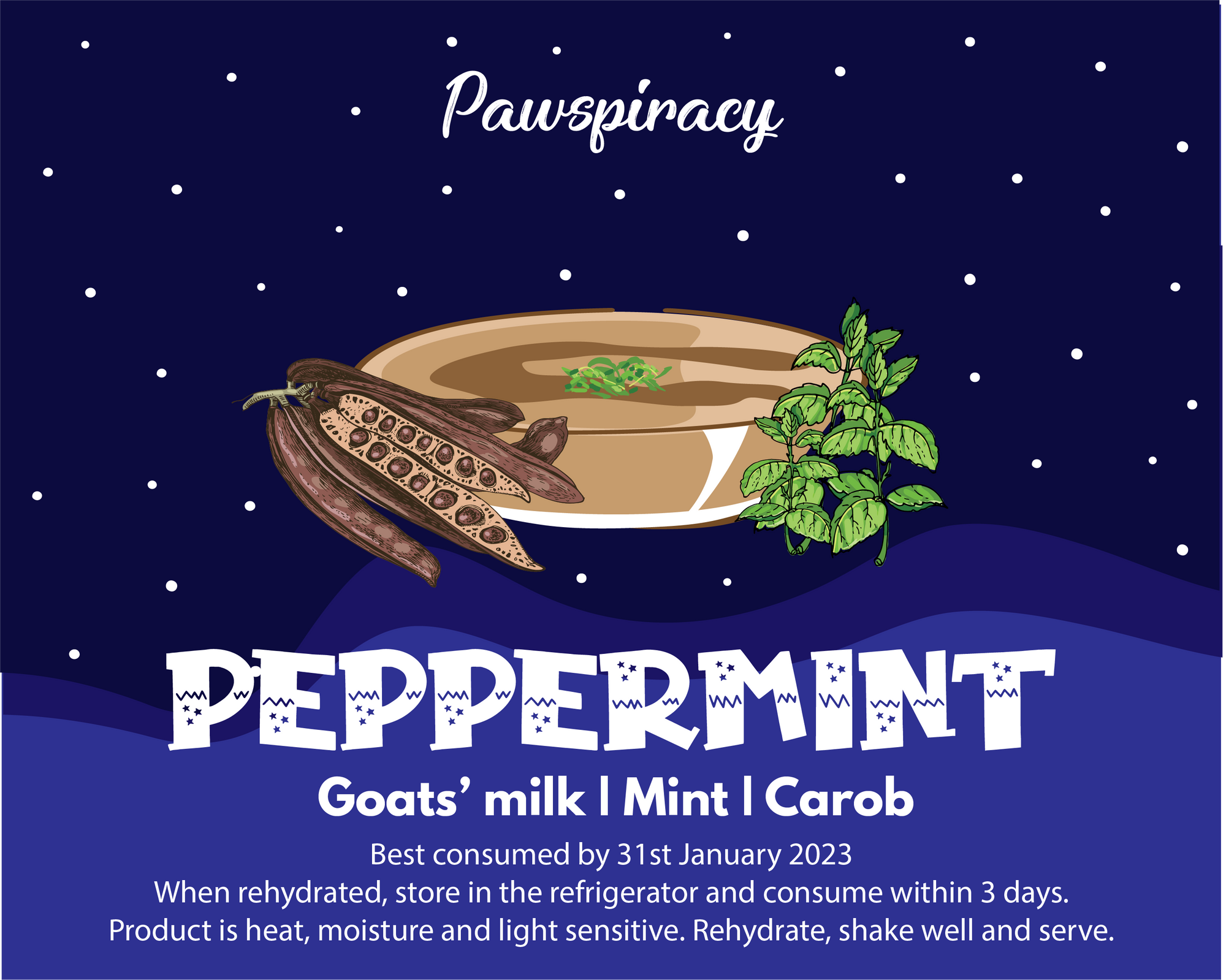 Frozen Peppermint Christmas Milkshake